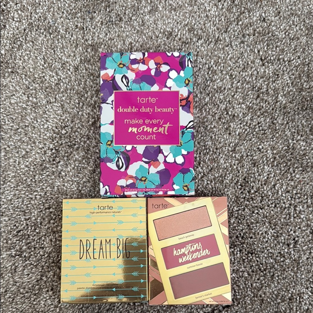 Tarte Makeup Palette Set - Pink, Gold, Brown